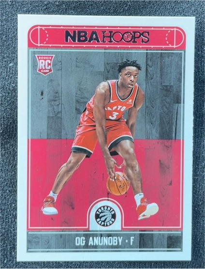 2017-18 Panini NBA Hoops #273 OG Anunoby — front
