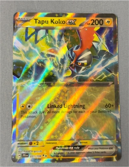 2025 Pokemon Journey Together #051 Tapu Koko ex — front