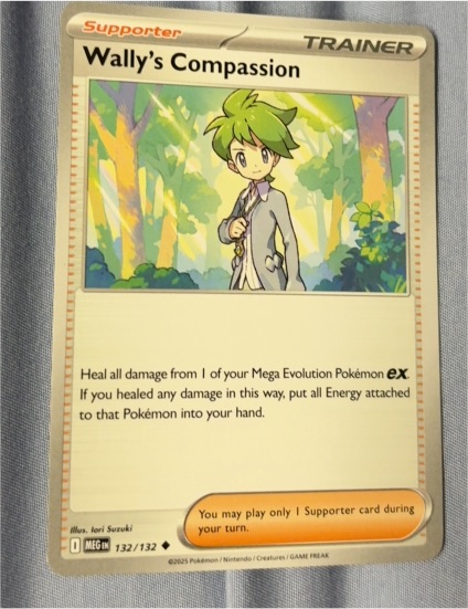 2025 Pokémon Mega Evolution #132 Wally's Compassion — front