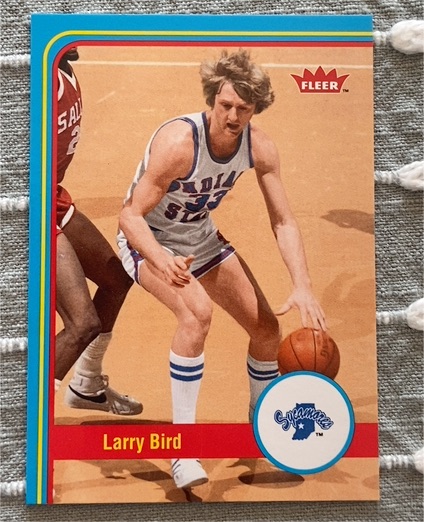 1986-87 Fleer #26 Larry Bird — front