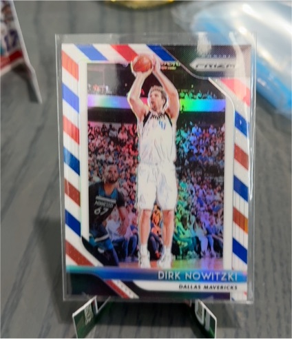 2018-19 Panini Prizm #2 Dirk Nowitzki Red White Blue — front