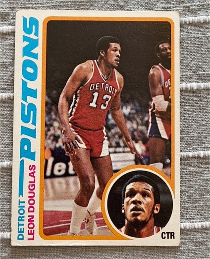 1978-79 Topps #64 Leon Douglas — front