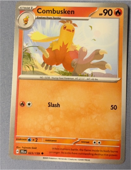2025 Pokemon Journey Together #023 Combusken — front