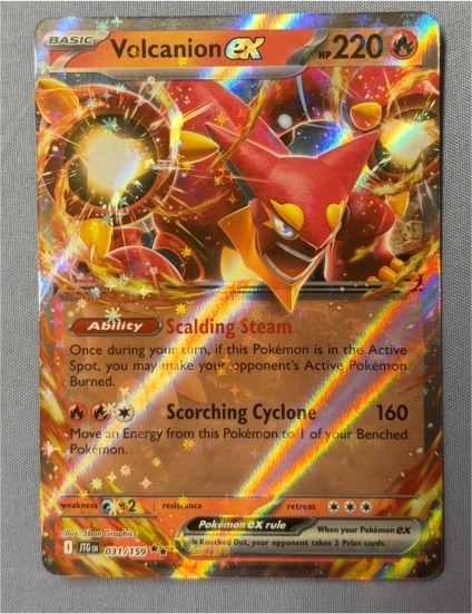 2025 Pokemon SV09: Journey Together #031/159 Volcanion ex — front