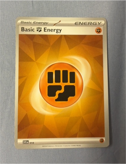 2024 Pokémon Scarlet & Violet #014 Basic Fighting Energy — front