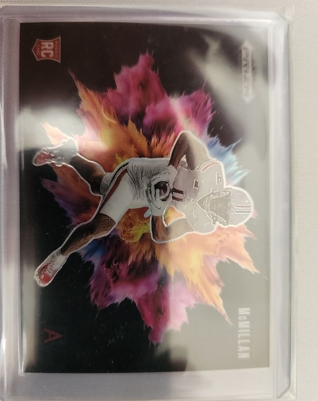 2025 Panini Prizm Draft Picks McMillan Color Blast Black — front