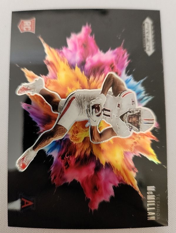 2025 Panini Prizm Draft Picks Color Blast Black #1 Tetairoa McMillan — front