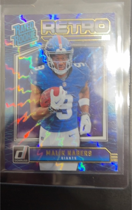 2024 Panini Donruss Rated Rookie Retro #6 Malik Nabers — front