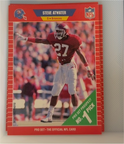 1989 Pro Set #492 Steve Atwater — front
