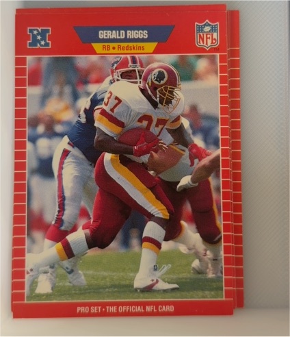 1989 Pro Set #37 Gerald Riggs — front
