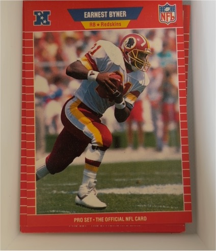 1989 Pro Set #480 Earnest Byner — front
