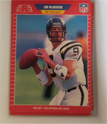 1989 Pro Set #478 Jim McMahon — front