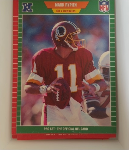 1989 Pro Set #434 Mark Rypien — front
