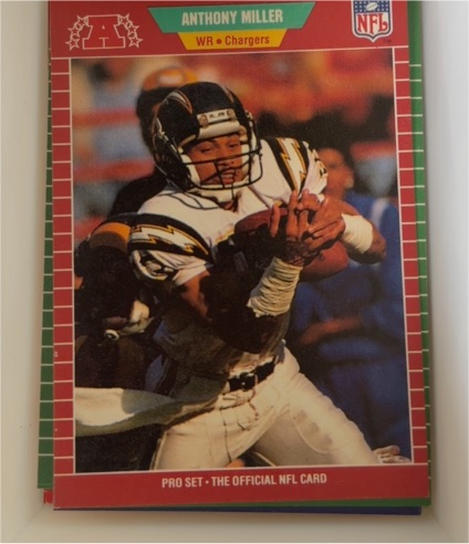 1989 Pro Set #363b Anthony Miller — front