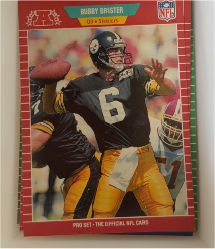1989 Pro Set #343 Bubby Brister — front