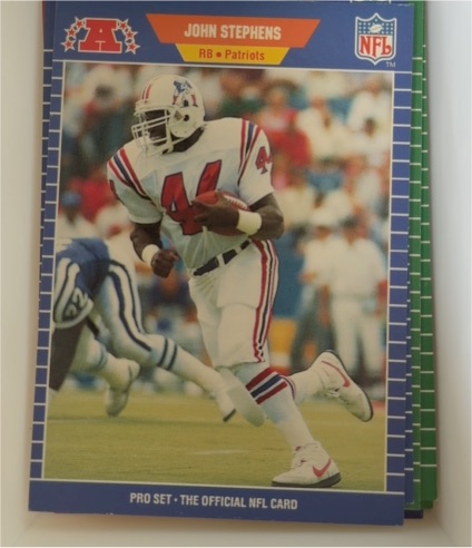 1989 Pro Set #257 John Stephens — front
