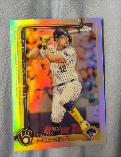 2025 Topps Chrome #98 Rhys Hoskins — front