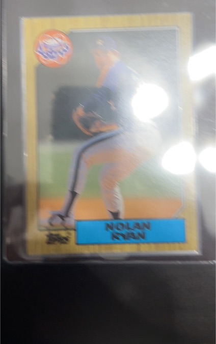 1987 Topps #757 Nolan Ryan — front