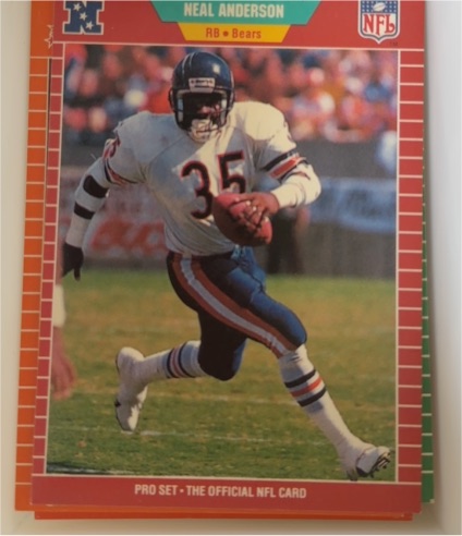 1989 Pro Set #35 Neal Anderson — front