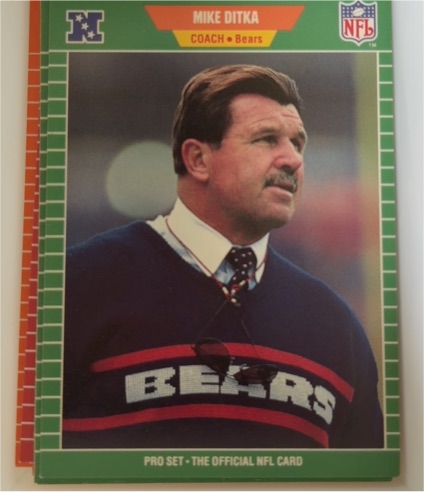 1989 Pro Set #53 Mike Ditka — front