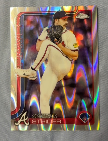 2025 Topps Chrome #46 Spencer Strider — front