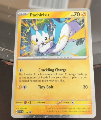 2024 Pokémon SV: Scarlet & Violet Promo #158 Pachirisu — front