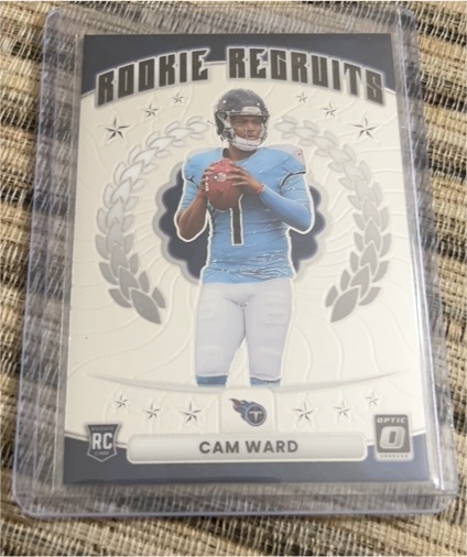 2025 Panini Donruss Optic #1 Cam Ward Rookie Recruits — front