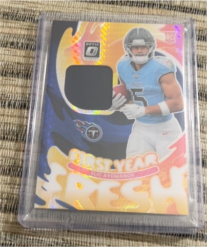 2025 Donruss Optic First Year Fresh #FYFBH-EAR Elic Ayomanor — front
