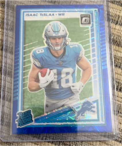 2025 Panini Donruss Optic Rated Rookie Isaac Teslaa — front