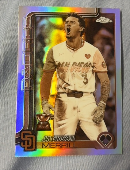 2025 Topps Chrome #61 Jackson Merrill — front
