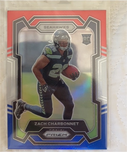 2023 Panini Prizm #392 Zach Charbonnet — front