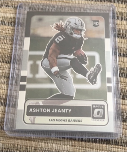 2025 Donruss Optic #8 Ashton Jeanty — front