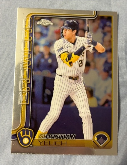2025 Topps Chrome #89 Christian Yelich — front