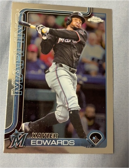 2025 Topps Chrome #115 Xavier Edwards — front