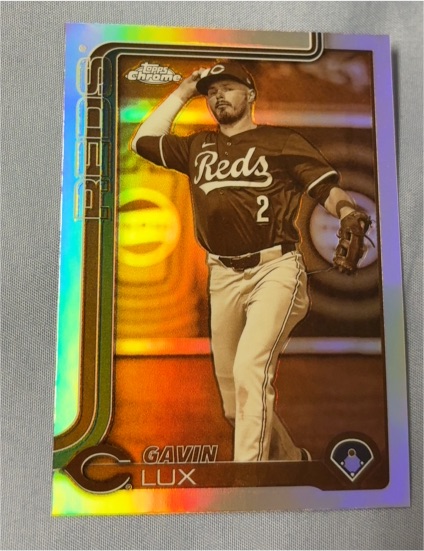 2025 Topps Chrome #237 Gavin Lux — front