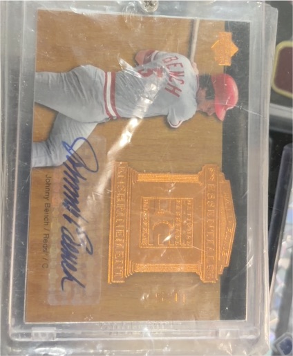 2005 Upper Deck Hall of Fame Seasons #HFS-JB1 Johnny Bench — front