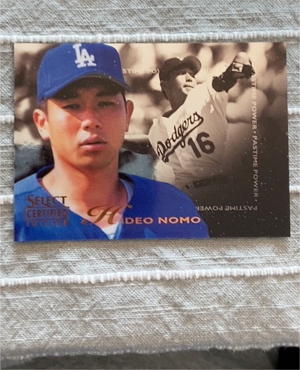 1996 Select Certified Edition #143 Hideo Nomo — front