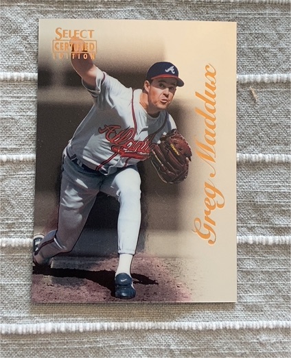 1996 Pinnacle Select Certified Edition #32 Greg Maddux — front