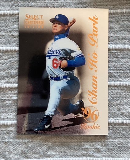 1996 Select Certified Edition #120 Chan Ho Park Rookie — front