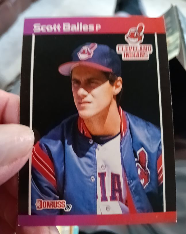 1989 Donruss #202 Scott Bailes Cleveland Indians — front