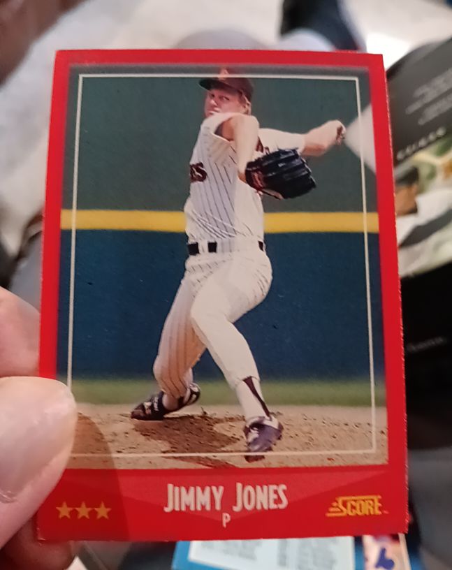1988 Score #246 Jimmy Jones — front
