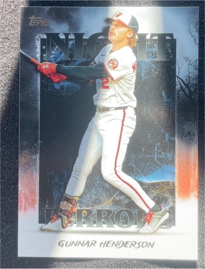 2025 Topps Update #NT-16 Gunnar Henderson Night Terrors — front
