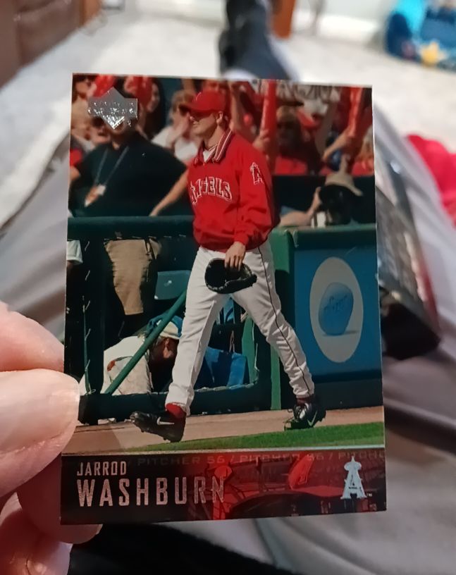 1997 Upper Deck #56 Jarrod Washburn — front