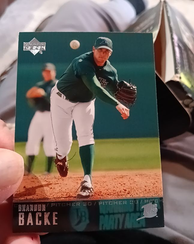 2000 Upper Deck #118 Brandon Backe — front