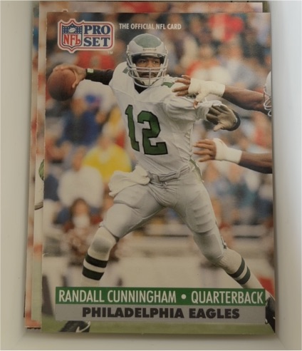 1991 Pro Set #256 Randall Cunningham Philadelphia Eagles — front