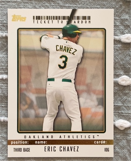 2009 Topps Ticket To Stardom #106 Eric Chavez — front