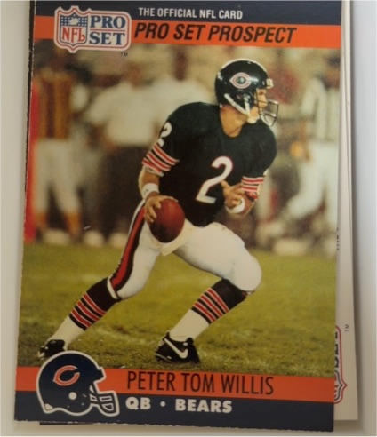 1990 Pro Set #728 Peter Tom Willis — front
