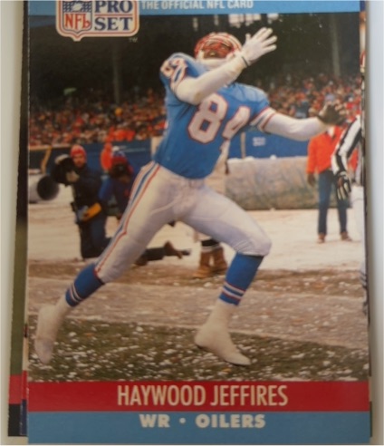 1990 Pro Set #511 Haywood Jeffires — front