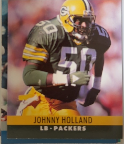 1990 Pro Set #110a Johnny Holland — front
