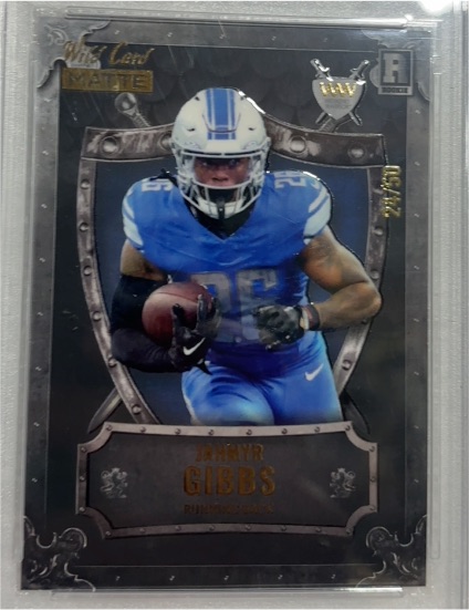 2023 Wild Card Matte Weekend Warrior #WW Jahmyr Gibbs — front